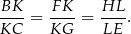 BK--= FK--= HL--. KC KG LE 