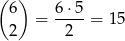 ( ) 6 = 6-⋅5 = 1 5 2 2 