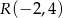 R(− 2,4 ) 