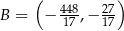  ( ) B = − 44187 ,− 2177 