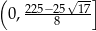 ( √--] 0, 225−25-17 8 