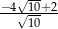 −4√-10+-2 √ 10- 