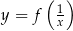  ( ) y = f 1 x 