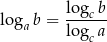  lo-gcb- loga b = lo g a c 