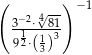 ( --) −1 3−2⋅√481 912⋅(1)3 3 