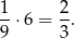 1-⋅6 = 2. 9 3 