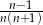 --n−1- n(n+ 1) 