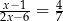 -x−1- 4 2x−6 = 7 