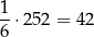 1-⋅252 = 42 6 