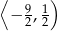 ⟨ 9 1) − 2,2 