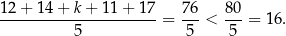 12-+-1-4+-k-+-1-1+-1-7 = 7-6 < 80-= 16. 5 5 5 