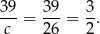 39-= 39-= 3. c 26 2 