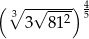 (∘ -√----) 4 3 3 812 5 