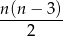 n(n-−-3)- 2 