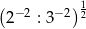 ( )1 2− 2 : 3 −2 2 