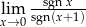  --sgnx-- lxi→m0sgn(x+1) 