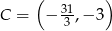  ( ) 31- C = − 3 ,− 3 
