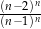 (n−2)n (n−1)n 