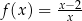  x−2- f(x ) = x 