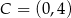 C = (0,4 ) 