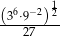  1 (36⋅9− 2) 2 ----27--- 