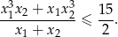 x31x2-+-x1x-32 15- x1 + x2 ≤ 2 . 