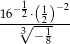  −1 1 −2 16-2√⋅(2)-- 3 −18 