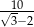 √-10-- 3− 2 