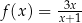  -3x- f(x ) = x+1 