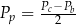 Pp = Pc−2Pb 