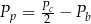 Pp = P2c− Pb 