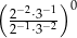 ( ) 2−2⋅3−1- 0 2−1⋅3−2 