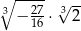 ∘ ----- √ -- 3− 2176 ⋅ 32 