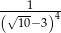 -√--1---4 ( 10− 3) 
