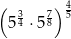 ( 3 7) 45 54 ⋅58 