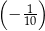( ) 1- − 10 