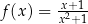 f(x) = x+1- x2+ 1 