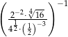 ( ) −2 4√-- − 1 21-⋅-1−63 42⋅( 12) 
