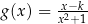 g(x ) = x−k- x2+1 